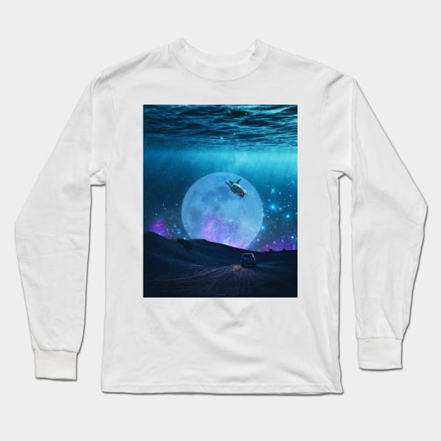 DEEP SEA GALAXY SPARKLE. Long Sleeve T-Shirt by LFHCS